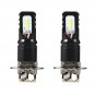 NIGHTEYE H3 LED Fog Light Bulb Driving Daytime Lamp DRL White 160W 1600LM/Set