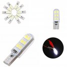 10PCS T10 W5W COB 2835 12LED Car Auto Canbus License Lamp Light Bulb Universal Y