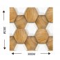 3D PVC Wall Sticker Mosaic Tile Wallpaper Bathroom Kitchen Decor Waterproof CHY