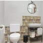 3D PVC Wall Sticker Mosaic Tile Wallpaper Bathroom Kitchen Decor Waterproof CHY