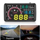 W02 HUD Auto Head Up Display Film 5.5Inch Windshield OBD2 Car Speed Display CHY