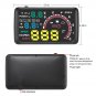 W02 HUD Auto Head Up Display Film 5.5Inch Windshield OBD2 Car Speed Display CHY