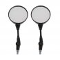 Folding Rear Mirror Round Motorcycle Universal 8mm 10mm Thread Mirror For Honda