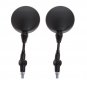Folding Rear Mirror Round Motorcycle Universal 8mm 10mm Thread Mirror For Honda