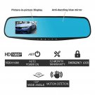 2018 New 4.3'' 1080P Wide Angle Car Auto Camera DVR Mirror Dash Cam Recorder Kit