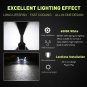 Nighteye H11 160W LED Fog Light Bulbs Car Driving Lamp DRL 6500K HID White CHY