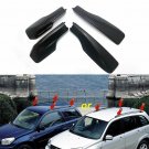 Car Black Roof Rack Cover Rail End Shell Waterproof Decor For Toyota RAV4 01-05