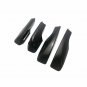 Car Black Roof Rack Cover Rail End Shell Waterproof Decor For Toyota RAV4 01-05