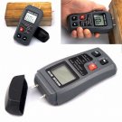 LCD Display Digital Wood Moisture Meter Humidity Tester 2 Pins Probes 0-99.9% CY