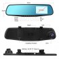 1080P Car DVR Rearview Dual Dash Cam Camera Vehicle Front Rear HD Video Recorder