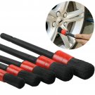 5PCS Dust Detailing Brush Cleaning Natural Boar Hair Car Auto Wheel Detail Tool