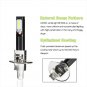 NIGHTEYE H1 LED Fog Light Bulbs Driving Lamp Kit 160W 1600LM/Pair 6500K White CY