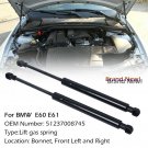 2x Quality Front Hood Shock Gas Pressurized Support Damper Strut For BMW E60/E61