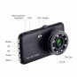 4" Vehicle Dual Lens Car Camera DVR Video Dash Cam Audio Recorder Full HD 1080P