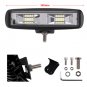 2X 6 inch 120W 16 LED Work Light Flood Beam Bar Car SUV OffRoad Driving Fog Lamp
