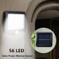 56 LED Solar Power Motion Sensor Light Security Flood Outdoor Garden Path Lamp