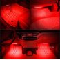 4x RGB 12LED Car Auto Interior Neon Atmosphere Strip Light Music Remote Control