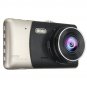 4'' Dual Lens Camera HD 1080P Car DVR Vehicle Video Dash Cam Recorder G-Sensor Y