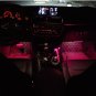 9LED Remote Control Colorful RGB Car Interior Floor Atmosphere Light Strip 4in1