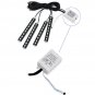 9LED Remote Control Colorful RGB Car Interior Floor Atmosphere Light Strip 4in1