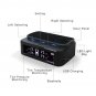 Solar Wireless Tire Pressure LCD Real-time Monitoring System+4 External Sensor Y