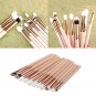 12x Pro Makeup Brushes Set Foundation Powder Eyeshadow Eyeliner Lip Brush Tool Y