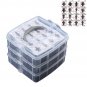 620pcs Universal Car Clip Side Skirt Bumper Door Trim Install Push Fastener Kit
