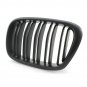 Pair For BMW E39 01-04 Matte Black Front Hood Kidney Grilles Grills Left&Right