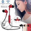 Wireless Bluetooth Sweatproof Headphones Sport Earphones Stereo Headset With Mic