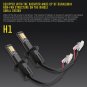 2x H1 180W LED 6500k White Yellow Fog Driving DRL Light Bulb Dual Colors IP65