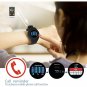 Waterproof Smart Watch Phone Mate Round Touch Screen SIM For Android Samsung CHY
