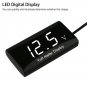 12V Digital LED Display Voltmeter Voltage Gauge Panel Meter Car Motorcycle Boat