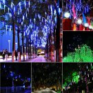 8 Meteor Shower Falling Star/Rain Drop/Icicle Snow LED Xmas Tree String Light Y
