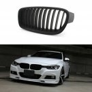 Pair Matte Black Front Kidney Grilles Grills For BMW F30 3Seires 320i 328i 12-17