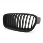 Pair Matte Black Front Kidney Grilles Grills For BMW F30 3Seires 320i 328i 12-17