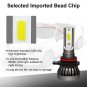 9012 1200W 195000LM LED Headlight Conversion Bulbs Kit 6000K Hi/Lo Beam Lamp CHY