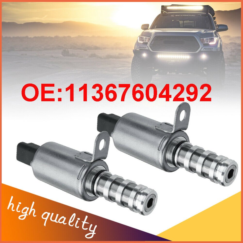 2x Variable Valve Timing Control Solenoid VANOS VVT For Mini Cooper 11367604292