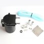 Car Oil Breather Catch Can Baffled Petrol Diesel Turbo Tank Reservoir Filter Kit