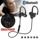 Wireless Bluetooth Sweatproof Headphones Earphones Stereo Headsets With Mic
