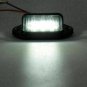 2X Universal 6-SMD LED License Plate Tag Light Lamps For Truck SUV Trailer Van Y