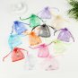 50Pcs Organza Gift Bags Jewelry Drawstring Bags Wedding Favor Bag Mesh CY