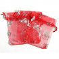 50Pcs Organza Gift Bags Jewelry Drawstring Bags Wedding Favor Bag Mesh CY