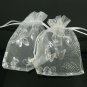 50Pcs Organza Gift Bags Jewelry Drawstring Bags Wedding Favor Bag Mesh CY