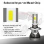 2Pcs 1200W 195000LM H7 LED Headlight Kit High Low Beam Bulb 6000K Car CHY