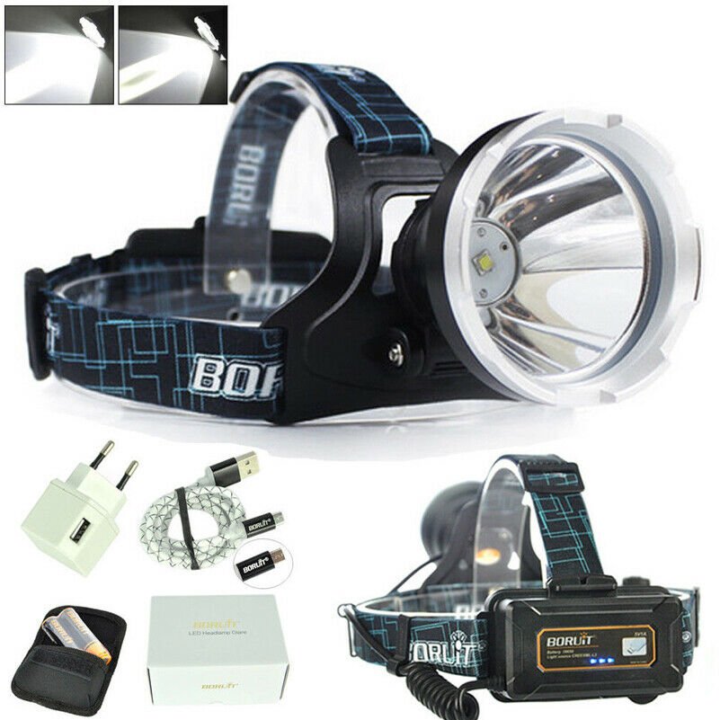 XM-L2 LED Rechargeable Headlamp Hunting Headlight 18650 Torch Lamp Light CHY