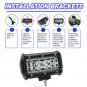 4X 5" 168W Cree LED Work Light Bar Flood Combo Fog Driving OffRoad Car Truck SUV