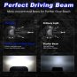 4X 5" 168W Cree LED Work Light Bar Flood Combo Fog Driving OffRoad Car Truck SUV