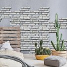 3D Tile Sticker Wall Decal Faux Brick Stick-On Home Decoration Removable DIY CHY