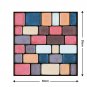 3D Tile Sticker Wall Decal Faux Brick Stick-On Home Decoration Removable DIY CHY