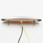 12 Pack Amber 12 LED Sealed Side Marker Clearance Light Fish Shape Truck Trailer